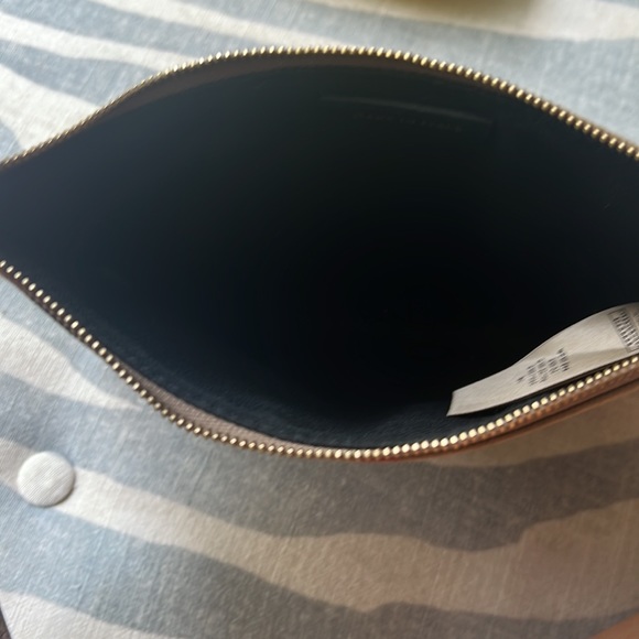 Burberry pouch, with iconic Burberry print.